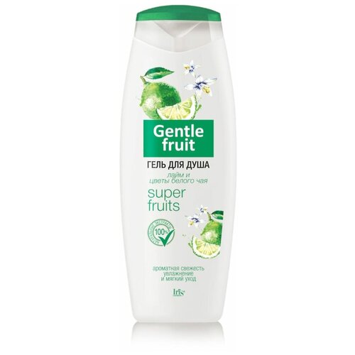 Гель для душа IRIS cosmetic Gentle fruit Лайм и цветы белого чая, 400 мл гель уход для душа и ванной lerato cosmetic purification 300 мл