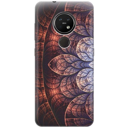 фото Re:paчехол - накладка artcolor для nokia 6.2 / 7.2 с принтом "умиротворенность"
