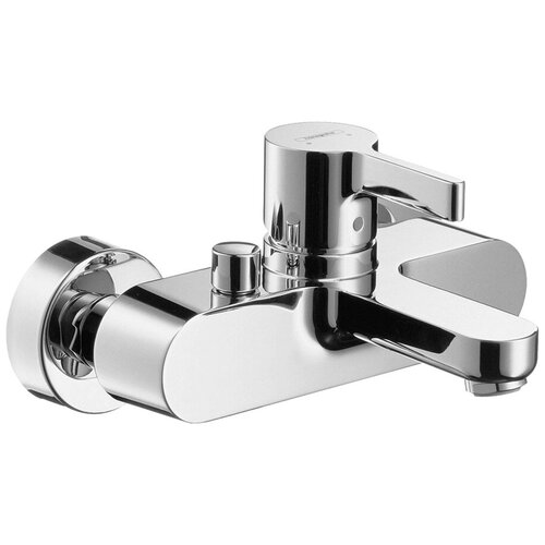 Смеситель для ванны hansgrohe Metris S 31460000 серебристый душевой комплект hansgrohe metris 31480000 для ванны с душем