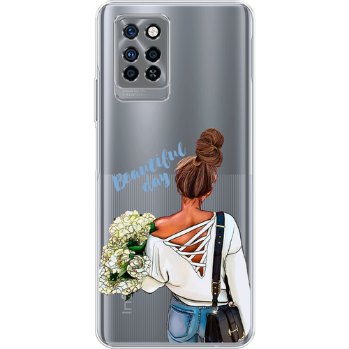 Силиконовый чехол на Infinix Note 10 Pro / Инфиникс Нот 10 Про Beautiful day vector, прозрачный силиконовый чехол на oneplus 10 pro ванплас 10 про beautiful day vector прозрачный