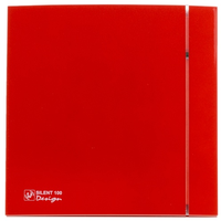 Вентилятор вытяжной Soler & Palau SILENT-100 CZ DESIGN 4C, red 8 Вт