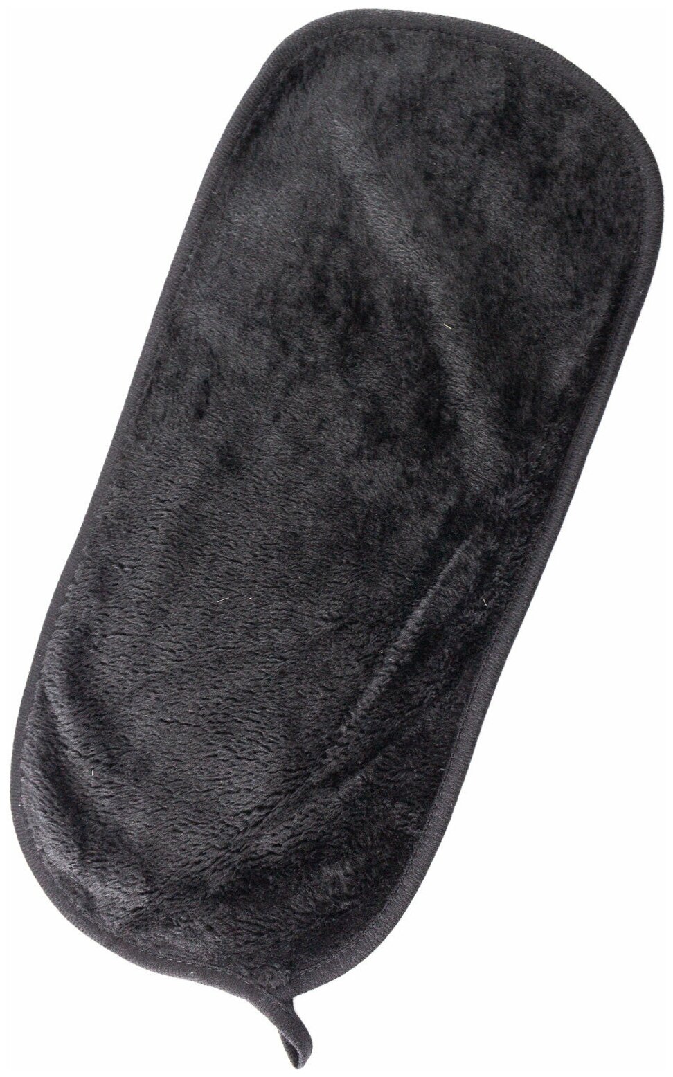 Многоразовая салфетка для снятия макияжа 40 х 18 см / Салфетка для снятия макияжа из микрофибры цвет Черный - фотография № 5