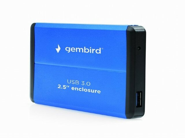 GEMBIRD (13046) EE2-U3S-2 внешний корпус 2.5", черный, USB 3.0, SATA, металл - фотография № 10