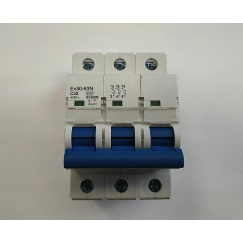 Выключатель защитный автоматический BAXI Ampera 32A, 415V термостат перегрева baxi ampera baxi bx4991100014
