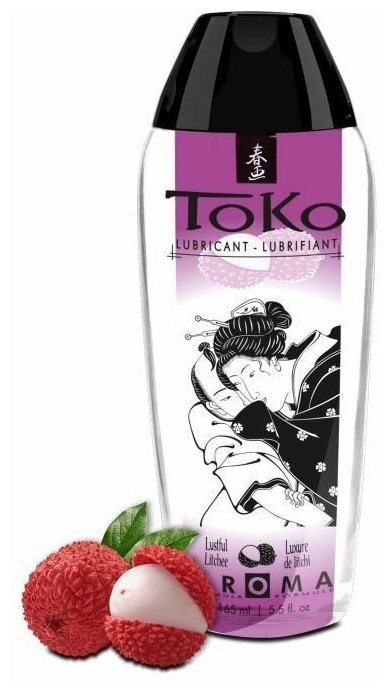 Интимный гель TOKO Lustful Litchee с ароматом личи, Shunga, 165 мл