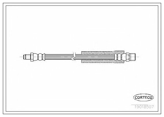 Шланг Тормозной Corteco арт. 19018507