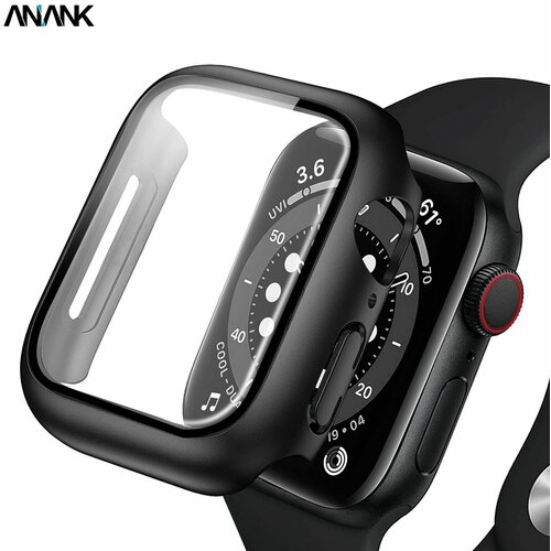 Защитное стекло с бампером ANANK Screen Guard Apple Watch 41 mm черный