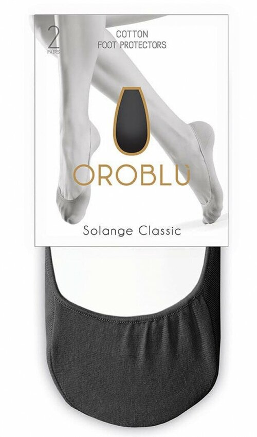 Подследники Oroblu, 2 пары, размер One Size, черный