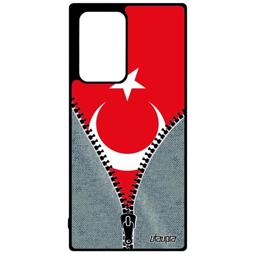 фото Чехол на samsung galaxy note 20 ultra, "флаг турции на молнии" государственный патриот utaupia