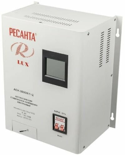 Стабилизатор напряжения Ресанта ACH-8000Н/1-Ц Lux