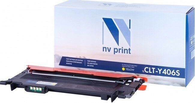 Картридж NV Print совместимый CLT-Y406S для Samsung CLP-360/365/368/CLX-3300/3305 (желтый) {34441}