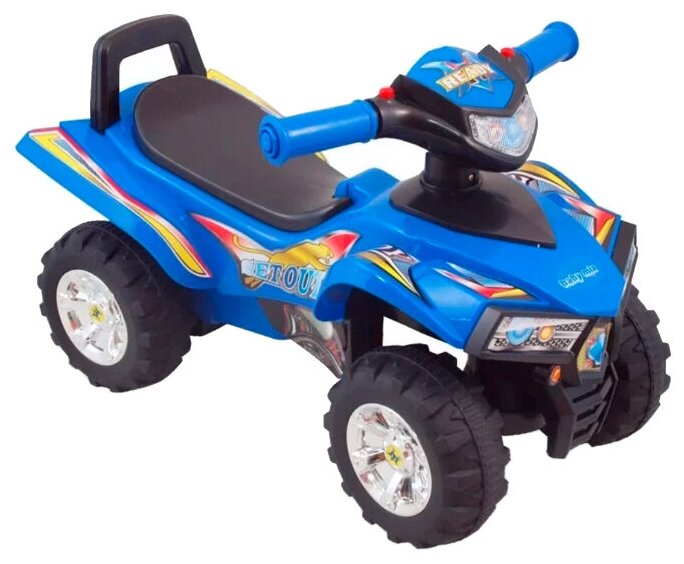 Каталка-толокар квадроцикл 4*4 "Babycare Super ATV (551)" со светом, звуком (сине-черный)