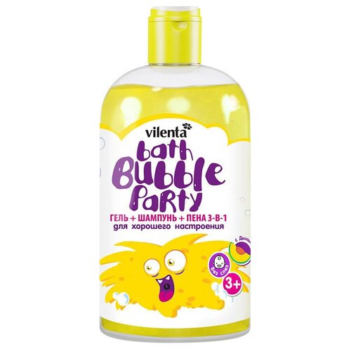 Гель для купания VILENTA Bath Bubble Party Kids, с дынькой, 400 мл