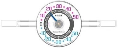Стоит ли покупать Термометр оконный биметаллический на липучках RST 02093? Отзывы на Яндекс Маркете