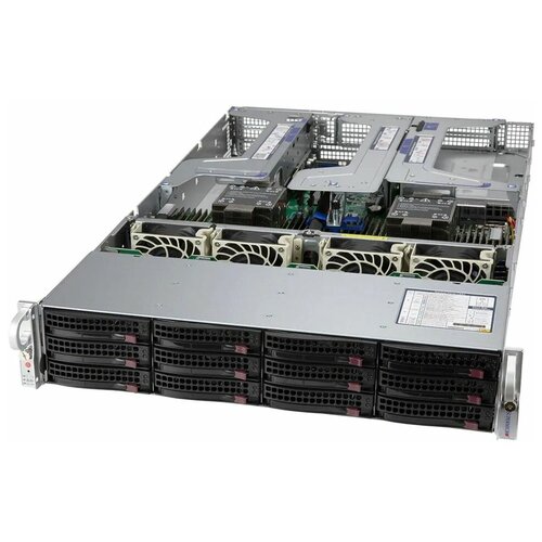 Платформа системного блока SuperMicro + AOC-2UR68G4-I2XT-0 1pcs(SYS-620U-TNR_)