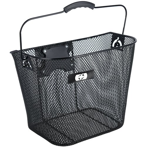 Передняя корзина на велосипед OXFORD Wire Front Basket BK170 быстросъёмная черный велосипедная корзина kids wicker front basket natural