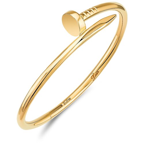 фото Браслет гвоздь из золота tsar ювелирный, размер 17