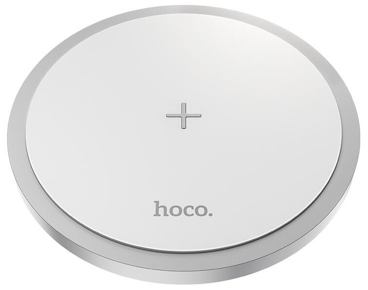 Беспроводное зарядное устройство Hoco CW26 15W с кабелем USB Type-C, белый