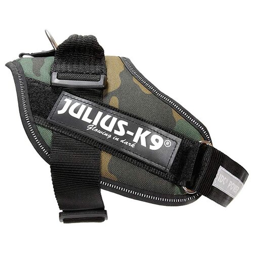 Шлейка JULIUS-K9 IDC Powerharness 1 камуфляж, L julius k9 шлейка для собак idc powerharness 3 82 115 см 40 70 кг зеленая неон
