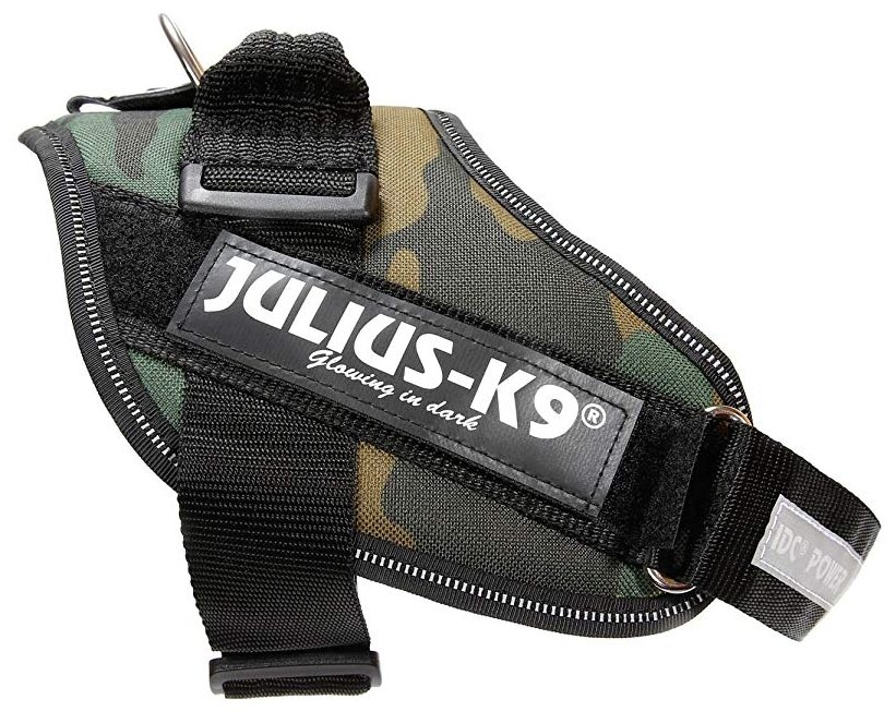 Шлейка для собак Julius-K9 IDC Powerharness 1 камуфляж 23 - 30 кг 63 – 85 см (1 шт)