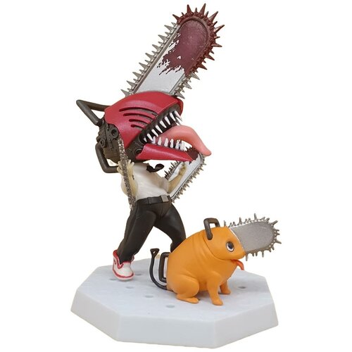 Фигурка Денджи Человек-бензопила Chainsaw Man Denji 16см набор из двух мягких игрушек анимэ человек бензопила и почито плюшевый chainsaw man и денджи denji