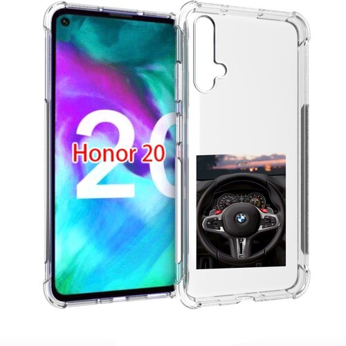 Чехол задняя-панель-накладка-бампер MyPads bmw 4 мужской для Huawei Honor 20/Honor 20S(Китайская версия YAL-AL50) противоударный чехол задняя панель накладка бампер mypads hyundai 4 мужской для huawei honor 20 honor 20s китайская версия yal al50 противоударный