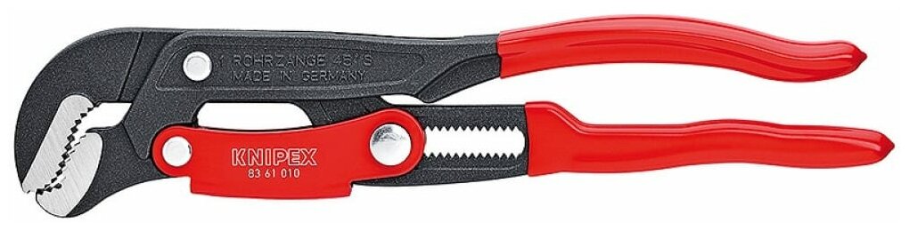 Клещи трубные с S-образным смыканием губок KNIPEX KN-8361010