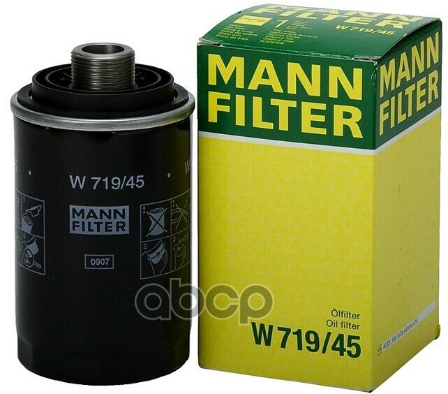 Фильтр Масляный W719/45 MANN-FILTER арт. W719/45