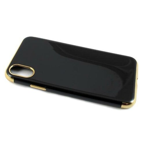 фото Накладка силиконовая "hoco" obsidian series для apple iphone 7+/5,5 (цвет=черный с золотом)
