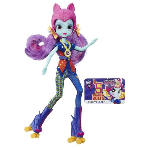 Кукла My Little Pony Equestria Girls Игры дружбы Санни Флэр, 22 см, B5683 my little pony кукла mlp equestria girls уникальный наряд спаркл e2745eu4