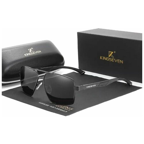 фото Очки солнцезащитные n7719_black_gray kingseven