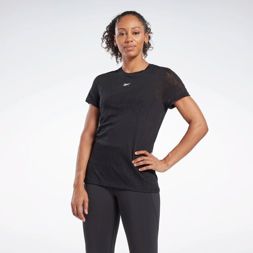 Футболка Reebok BURNOUT TEE, размер XS, черный