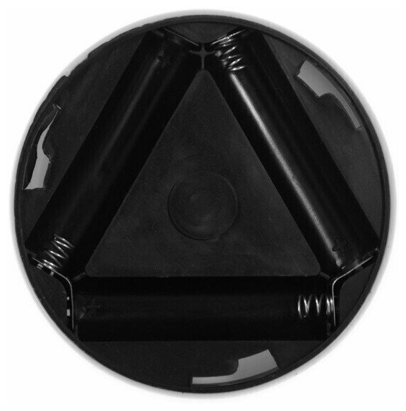 Ночник-пушлайт "Круг" 3 диода, 3ААА чёрный 2,5х6,5х6,5 см - фотография № 7
