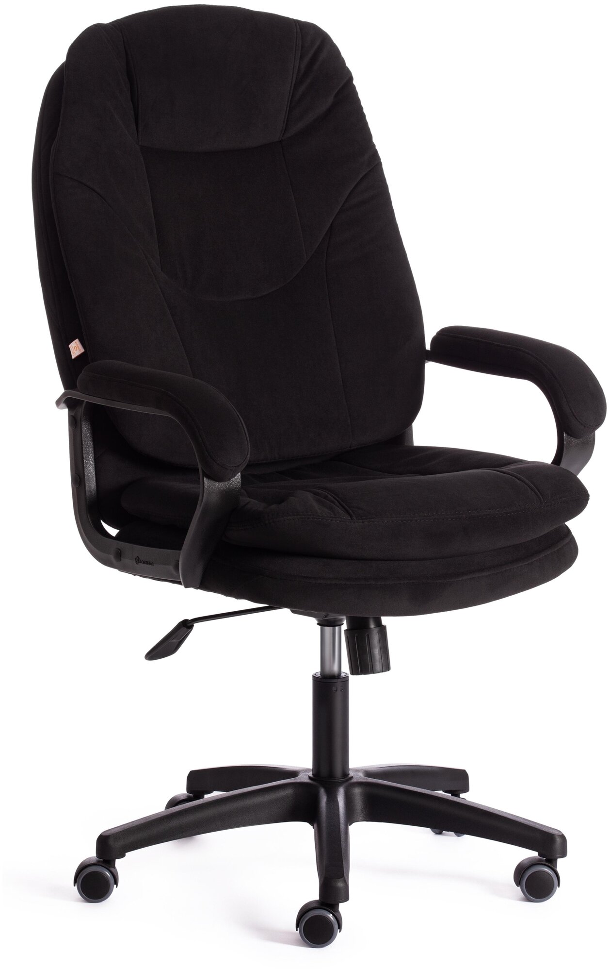 Кресло TetChair Comfort LT 22, флок, черный, 35