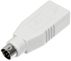 Переходник Ningbo PS/2 (m) USB A(f) серый