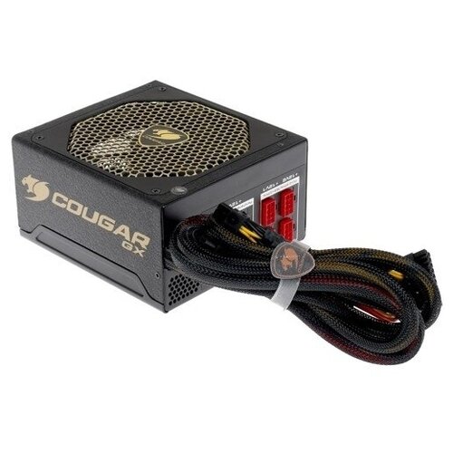 Cougar Блок питания Cougar GX 800 Модульный Разъем PCIe-4штATX v231 800W Active PFC 140mm Fan 80 Plus Gold GX800 Retail 1157000₽