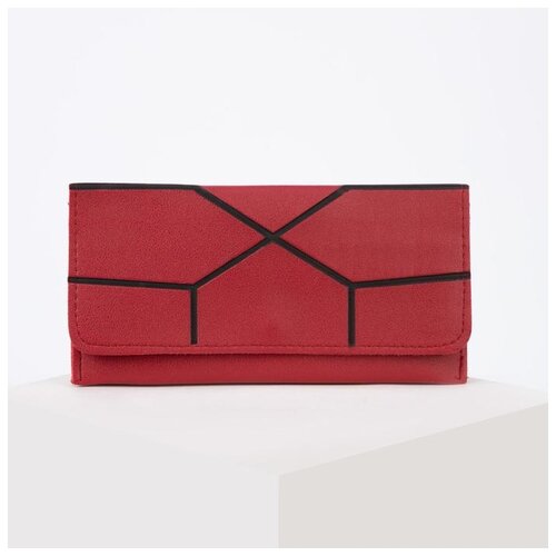 фото Кошелек жен 06-01-01 рим 19,5*2*9, 3 отд, д/карт, на клапане, бордо 5243072 сима-ленд