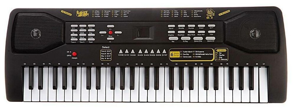 Синтезатор (пианино электронное) 49 клавиш с адаптером D-00084