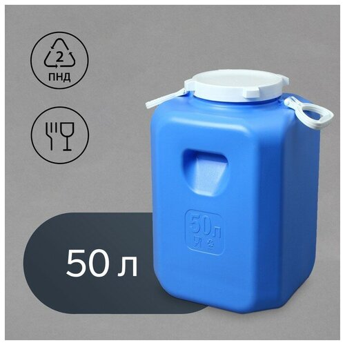 Фляга пищевая 50 л горловина 19 см 4 ручки 2721₽