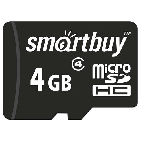 Карта памяти SmartBuy microSDHC Class 4 4 GB