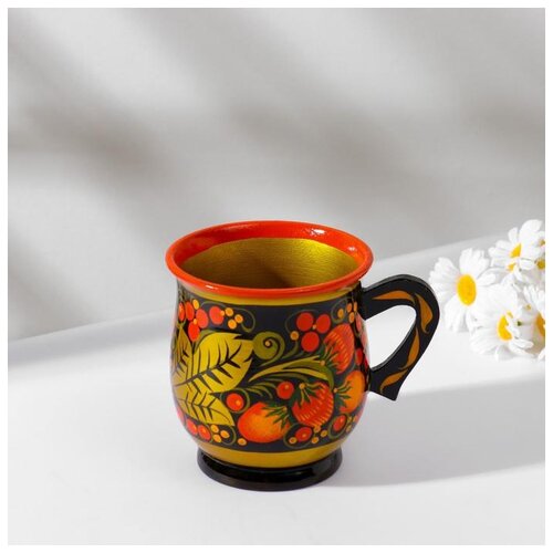 фото Кружка, 9х11 см, 200мл, хохлома 5248231 сима-ленд