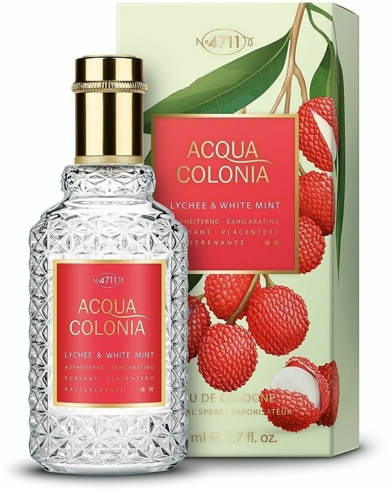 4711 MAURER & WIRTZ Acqua Colonia Lychee & White Mint Одеколон 100 мл