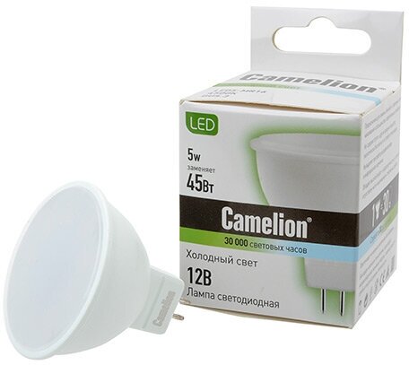 Светодиодная лампа Camelion LED5-MR16 845 GU5.3 - фотография № 8