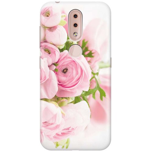 фото Gosso ультратонкий силиконовый чехол-накладка для nokia 4.2 с принтом "розовые розы"