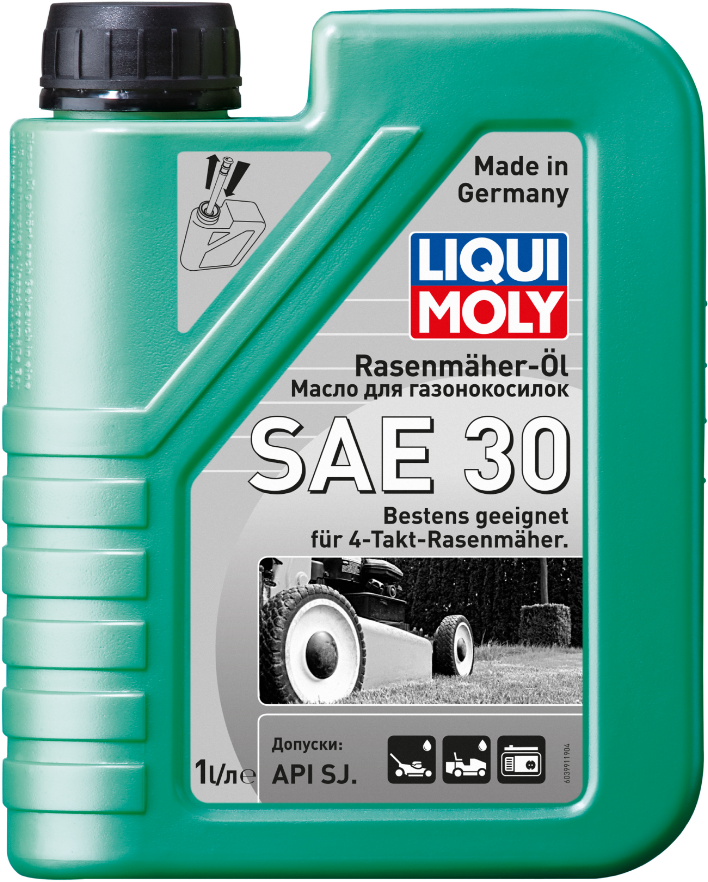 Минеральное моторное масло для газонокосилок LIQUI MOLY Universal 4T Rasenmaher-Oil SAE 30, 1 л