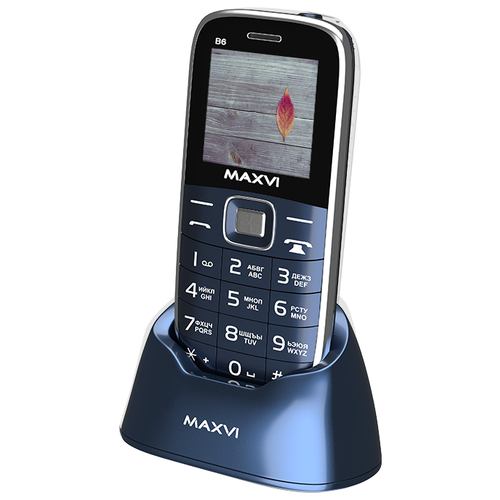 Телефон MAXVI B6, 2 SIM, маренго