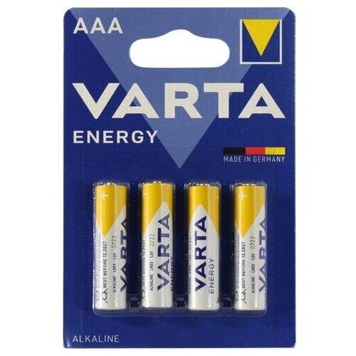 Батарейки Varta Energy Alkaline AAA MN2400-4