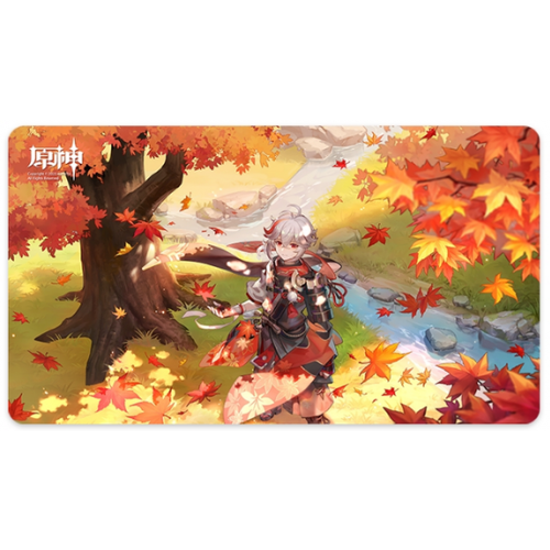 Коврик для мыши 40*70 см Genshin Impact Desk Mat Scarlet Leaves Pursue Wild Waves (Kazuha) 6537662 kazuha genshin impact locking edge rgb mouse pad game xl large gamer keyboard pc desk mat takuo computer tablet mouse mat