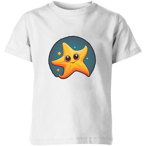 Футболка Us Basic, размер 6, белый детская футболка starfish морская звезда 116 синий
