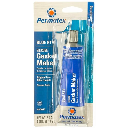 PERMATEX 80022 Герметик силиконовый для датчиков синий PERMATEX, 85гр от 54 С до +260 С Permatex 80022